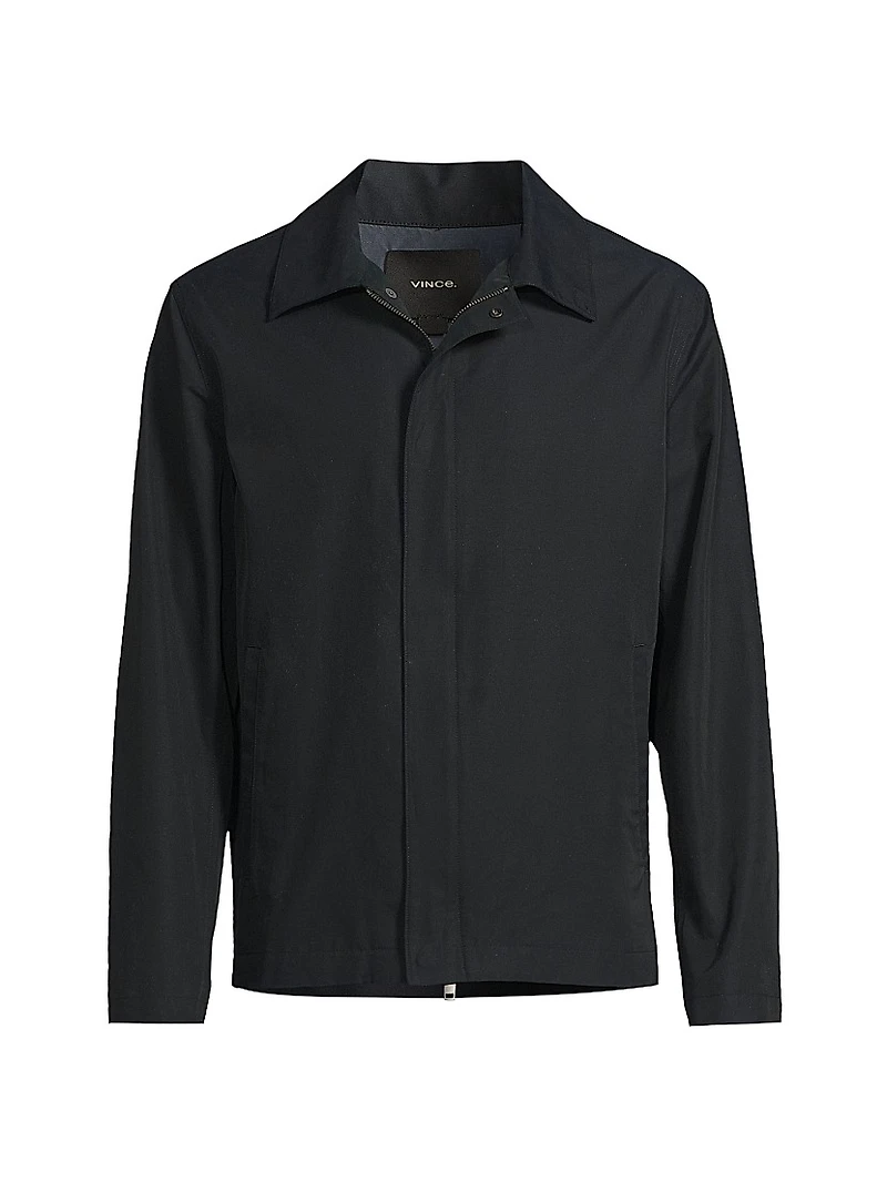 Cotton-Blend Shirt Jacket