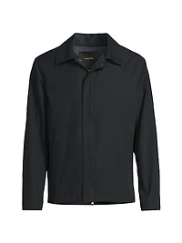 Cotton-Blend Shirt Jacket