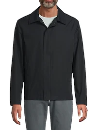 Cotton-Blend Shirt Jacket