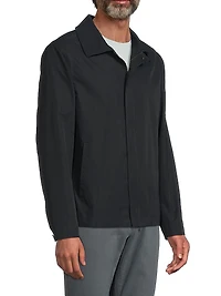 Cotton-Blend Shirt Jacket
