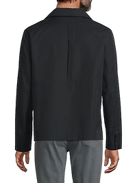 Cotton-Blend Shirt Jacket