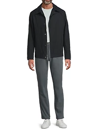 Cotton-Blend Shirt Jacket