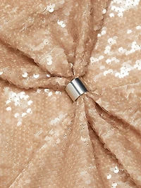 Tashi Sequined Cut-Out Gown