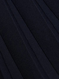 Jared Pleated Knit Miniskirt