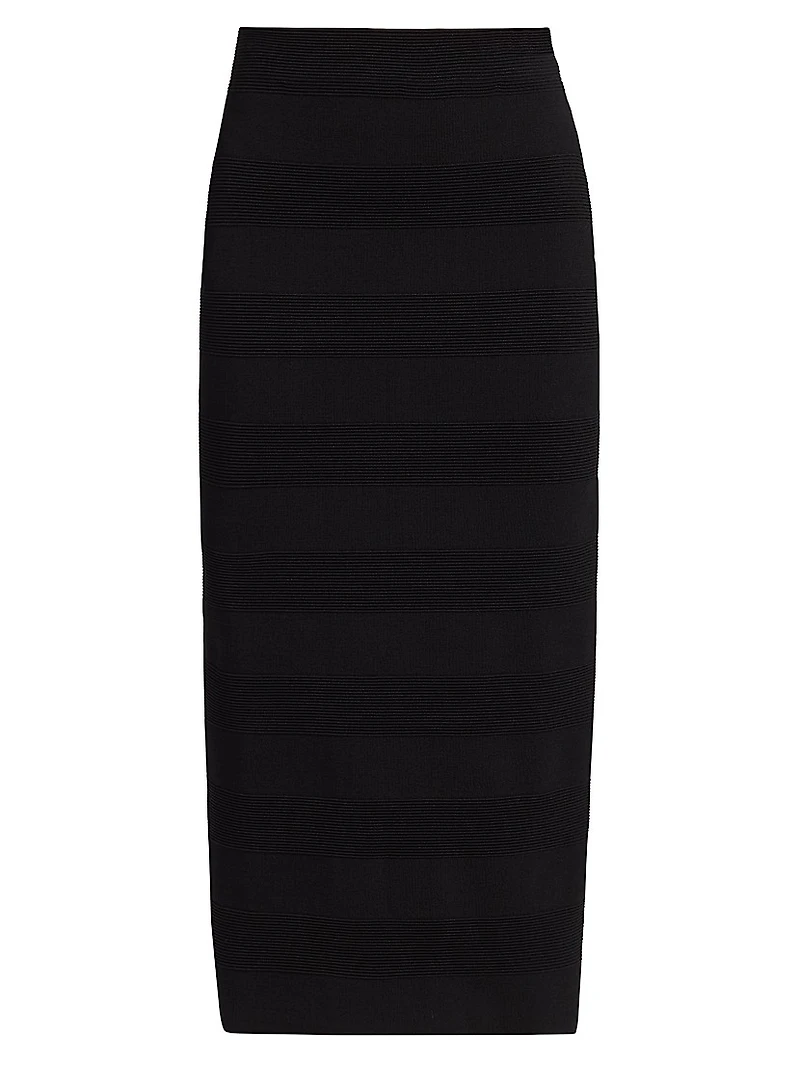 Remi Rib-Knit Midi-Skirt