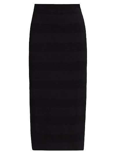 Remi Rib-Knit Midi-Skirt