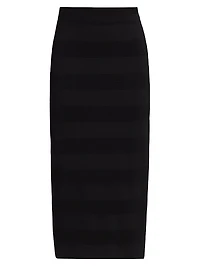 Remi Rib-Knit Midi-Skirt