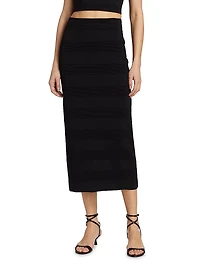 Remi Rib-Knit Midi-Skirt