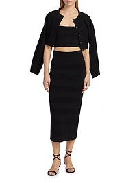 Jayda Rib-Knit Crop Tank