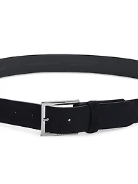 Dressletic Leather Belt with Concealed Elastic