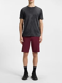 Active Jacquard-Pattern T-Shirt with Moisture Management