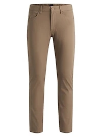 Delaware Slim-Fit Trousers Performance-Stretch Fabric