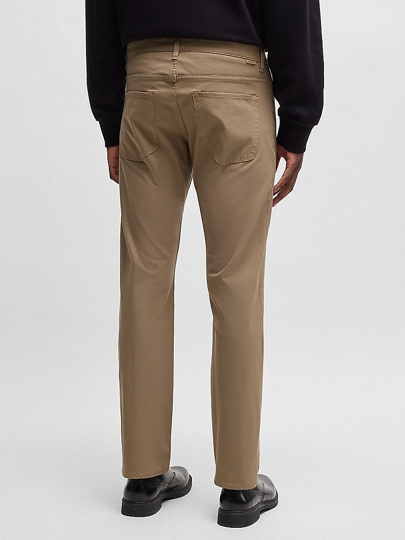 Delaware Slim-Fit Trousers Performance-Stretch Fabric