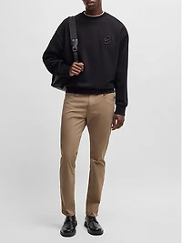 Delaware Slim-Fit Trousers Performance-Stretch Fabric
