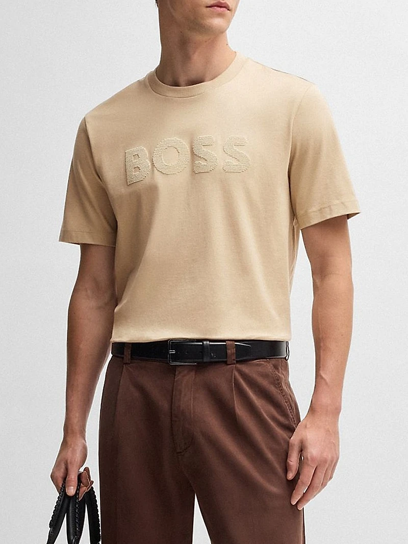 Cotton-Jersey T-Shirt with Logo Artwork