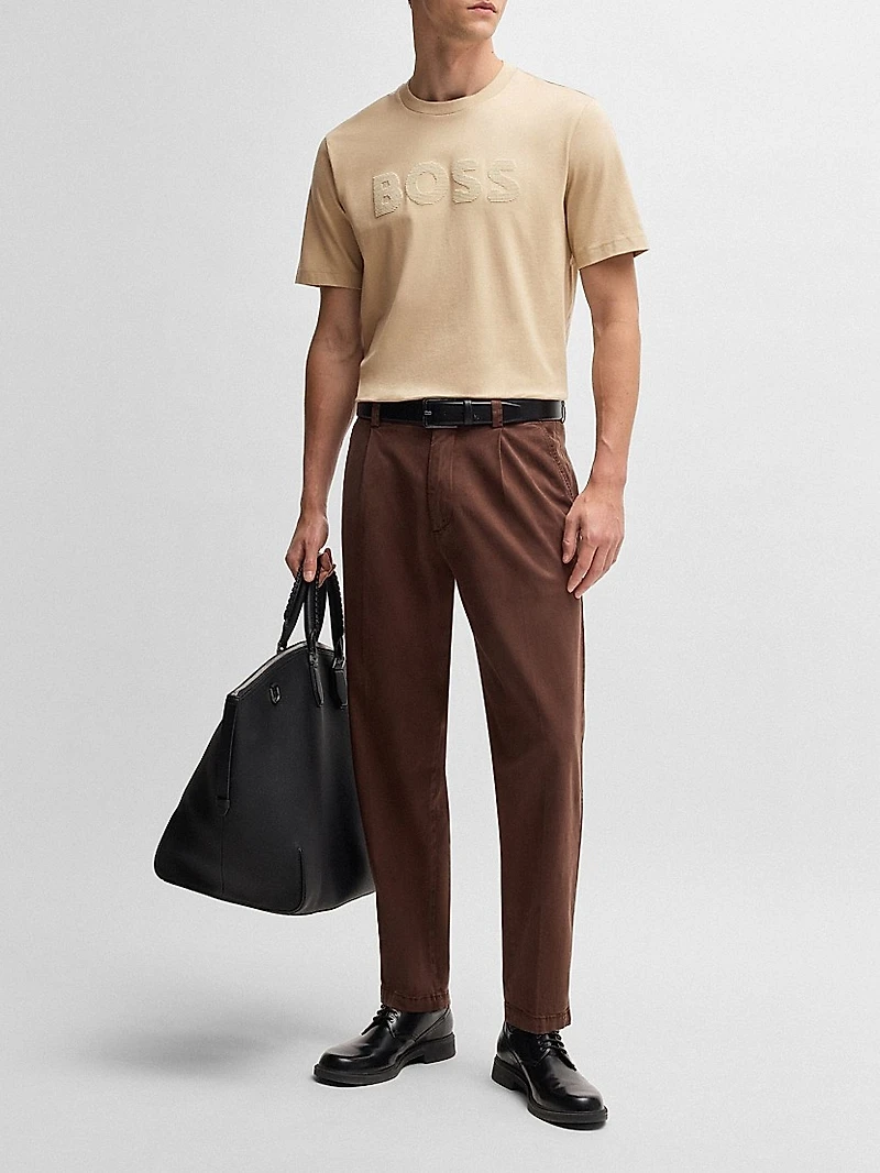 Cotton-Jersey T-Shirt with Logo Artwork