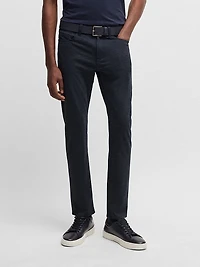 Delaware Slim-Fit Trousers Two-Tone Stretch Jersey