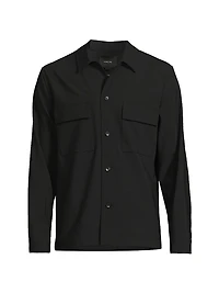 Wool-Blend Shirt Jacket