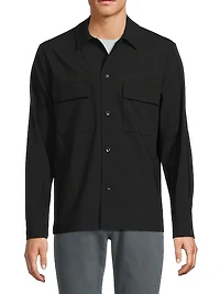 Wool-Blend Shirt Jacket