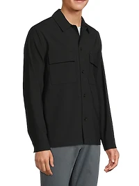Wool-Blend Shirt Jacket