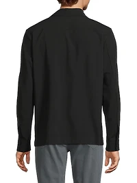 Wool-Blend Shirt Jacket