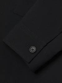 Wool-Blend Shirt Jacket