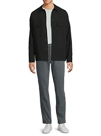 Wool-Blend Shirt Jacket