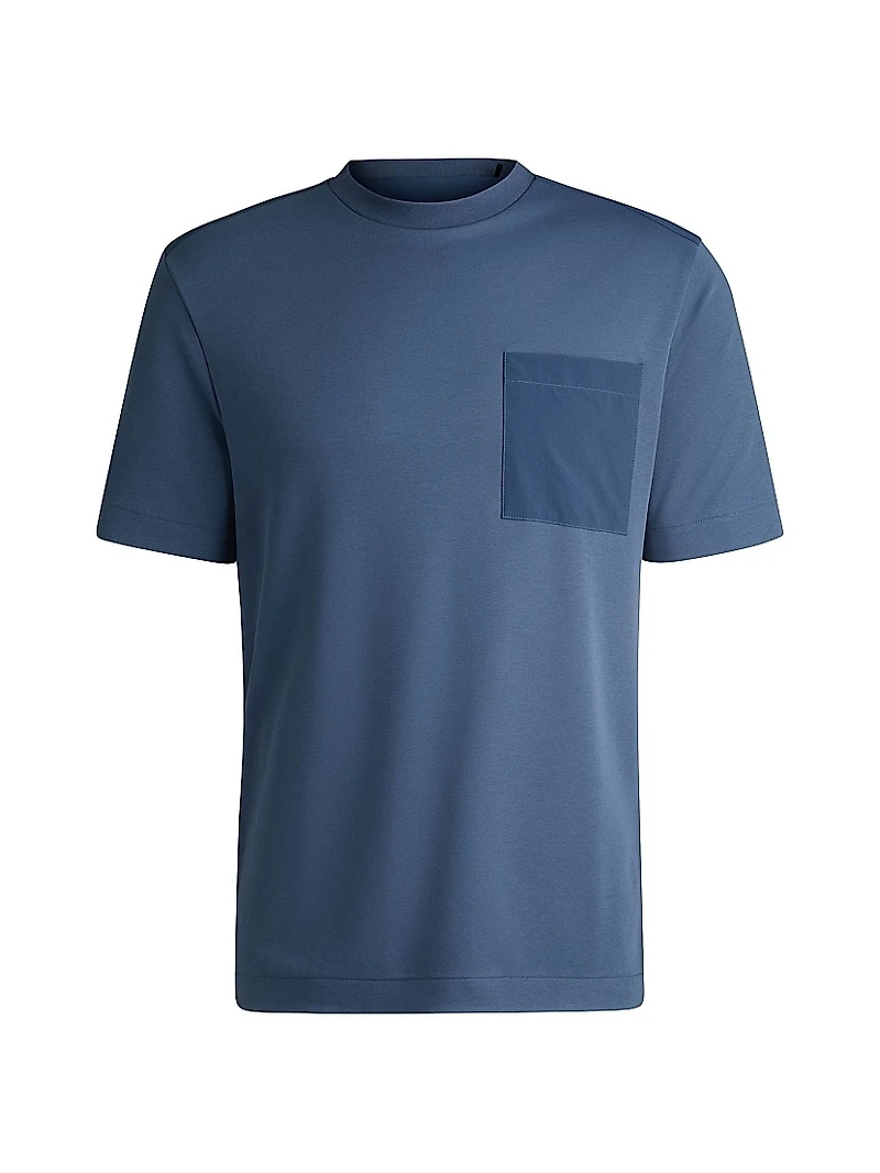 T-Shirt with Tonal Trims