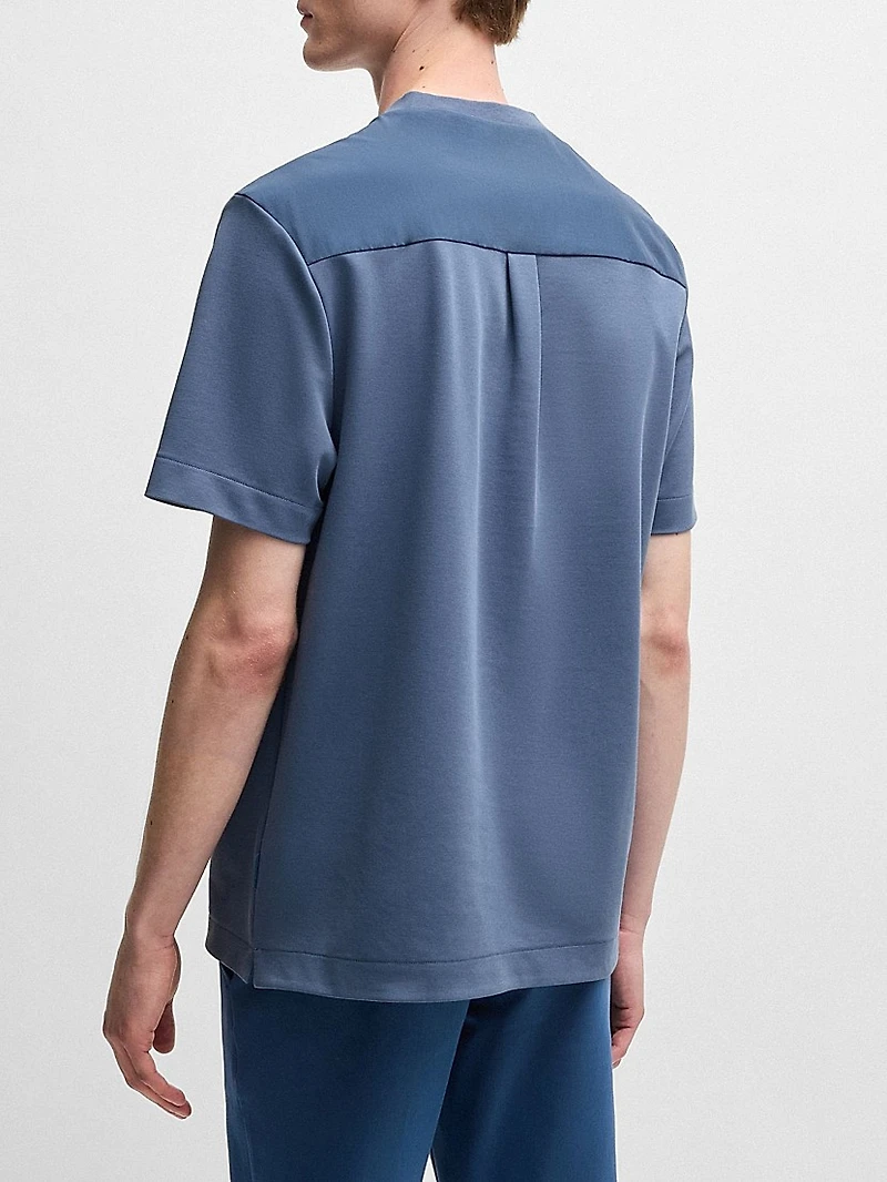 T-Shirt with Tonal Trims