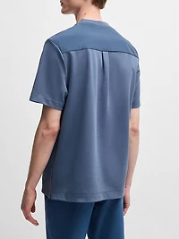 T-Shirt with Tonal Trims
