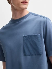 T-Shirt with Tonal Trims