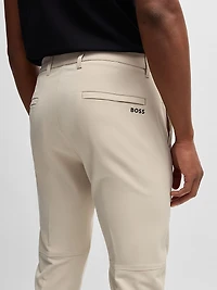Slim-Fit Pants Water-Repellent Stretch Fabric