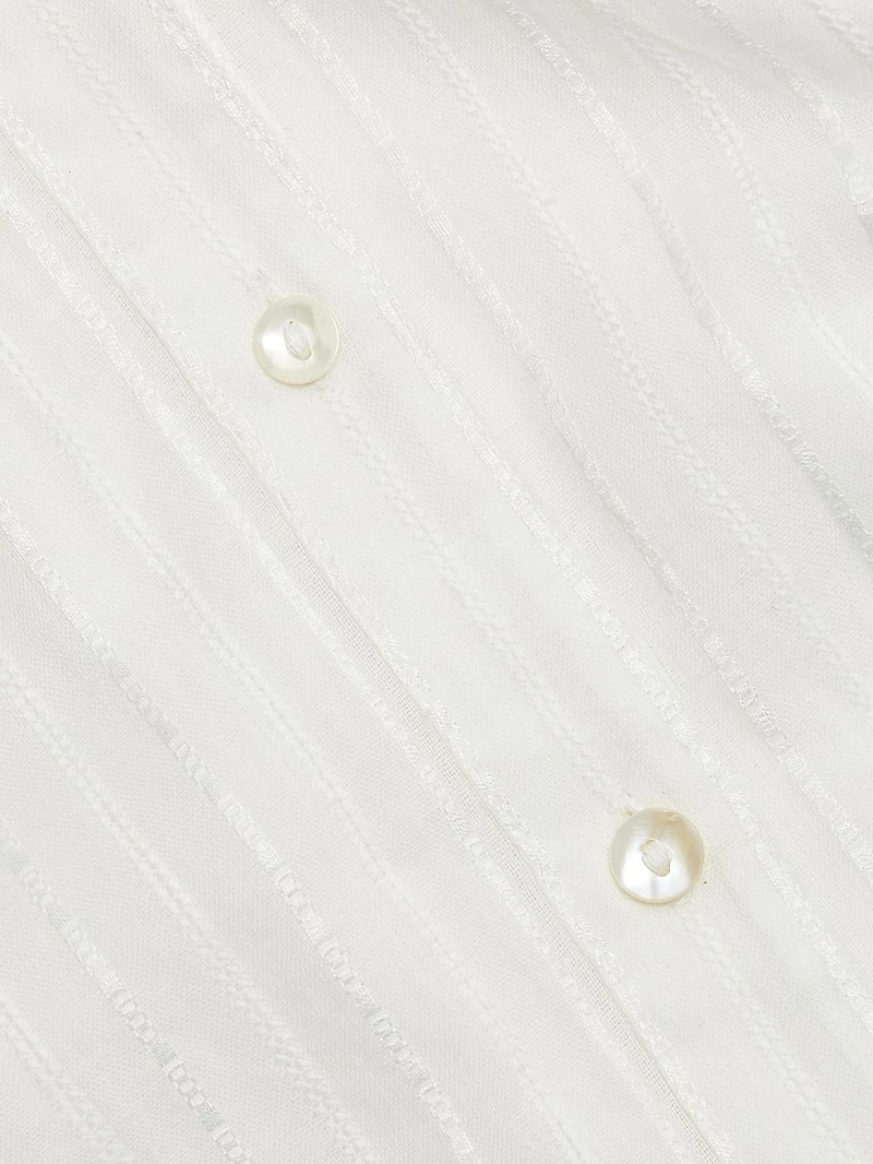 Kiera Trim Cotton Blouse