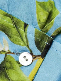 Tyler Lemon Print Silk Shirt