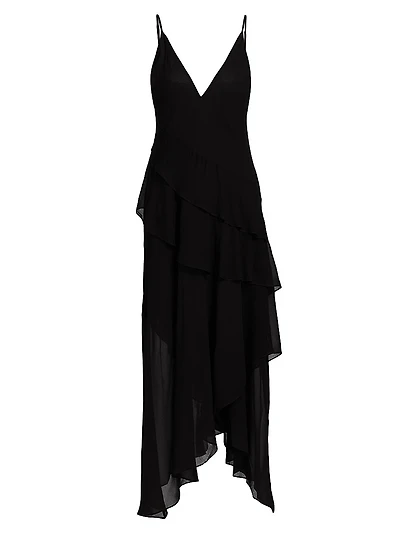 Sunniva Tiered Midi-Dress