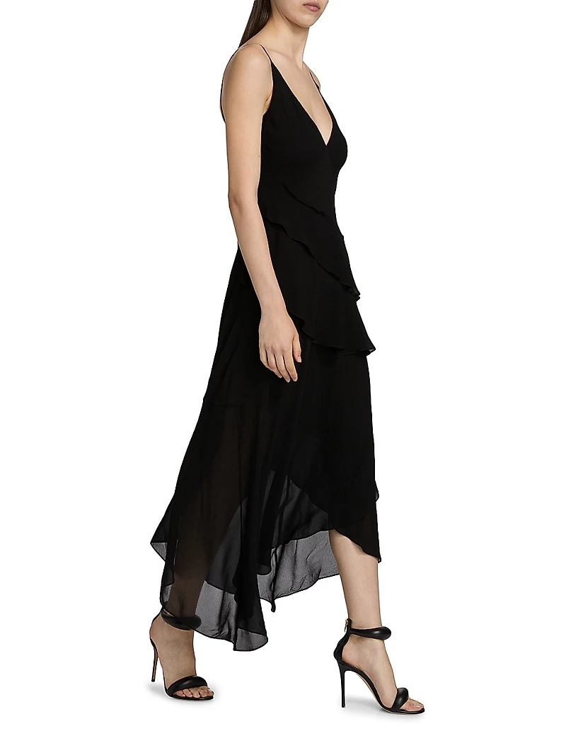 Sunniva Tiered Midi-Dress