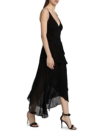 Sunniva Tiered Midi-Dress