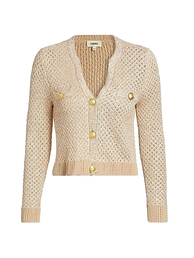 Blanca Knit Sequined Cardigan