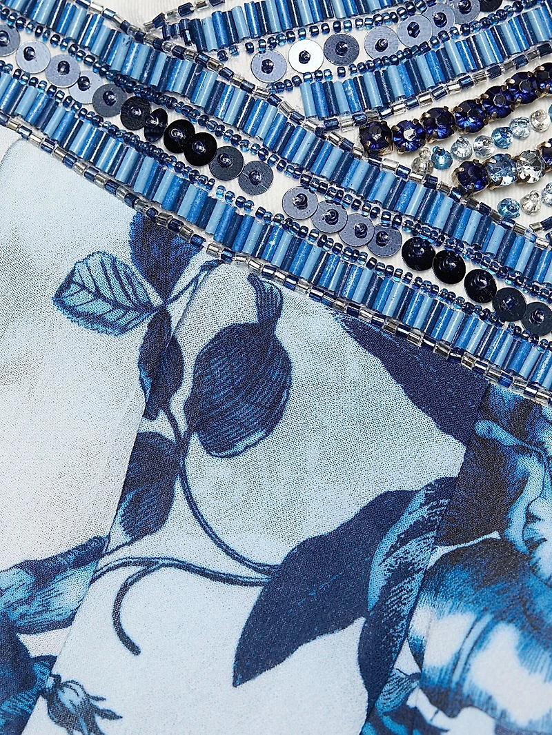 Annistyn Floral Embellished Gown