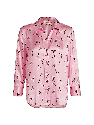 Dani Three-Quarter-Sleeve Blouse