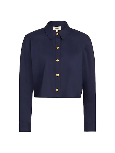 Cosette Crop Hi-Low Shirt