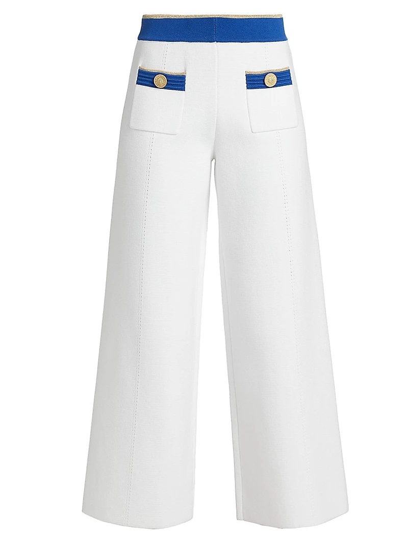 Madrid Wide-Leg Knit Pants