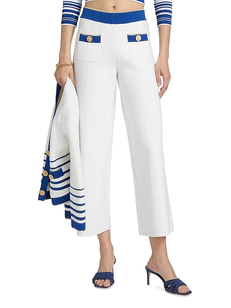 Madrid Wide-Leg Knit Pants