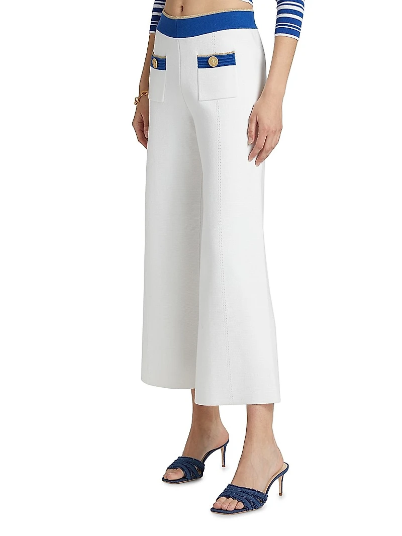 Madrid Wide-Leg Knit Pants