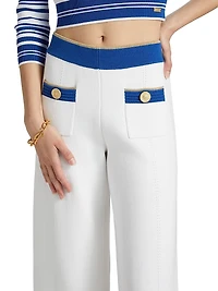 Madrid Wide-Leg Knit Pants