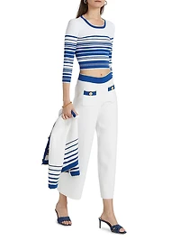 Madrid Wide-Leg Knit Pants