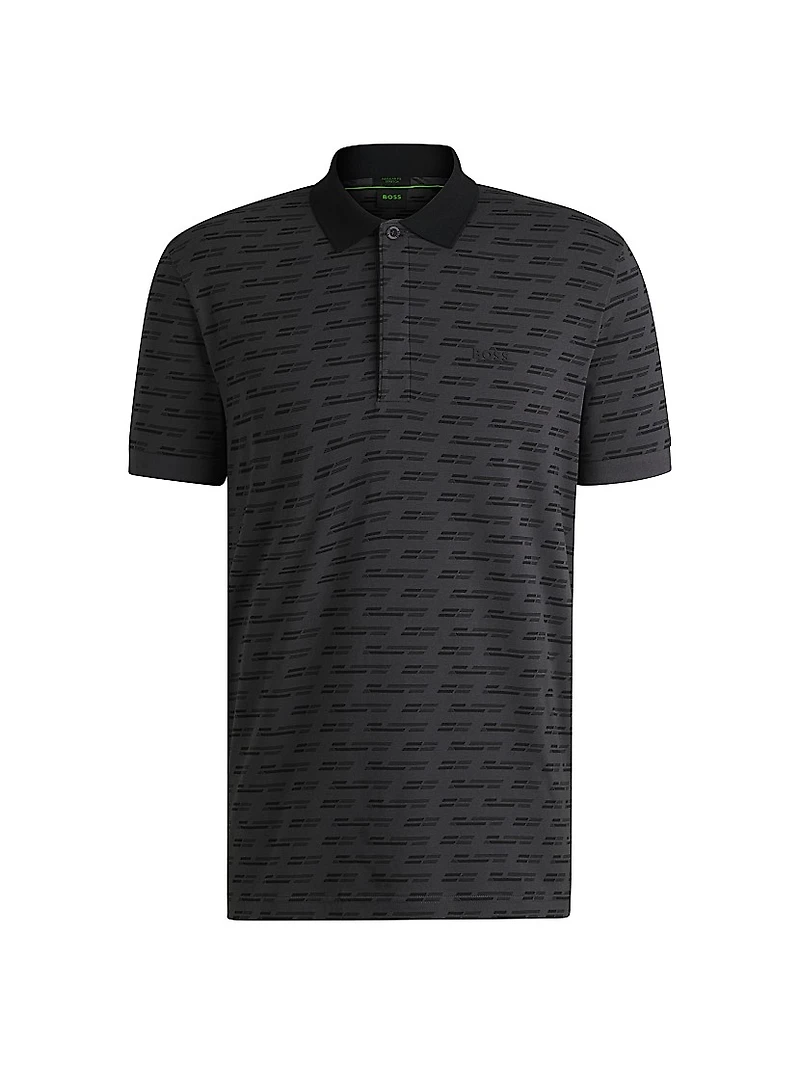 Paddy Polo Shirt Printed Stretch Cotton