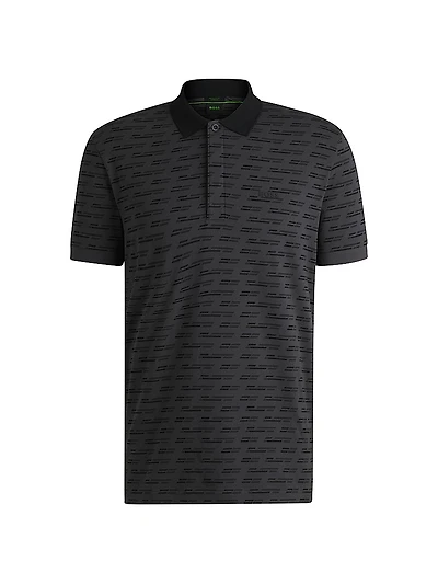 Paddy Polo Shirt Printed Stretch Cotton