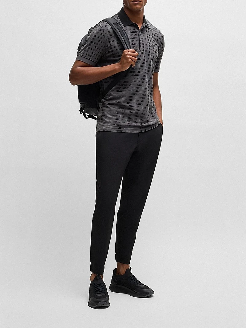 Paddy Polo Shirt Printed Stretch Cotton