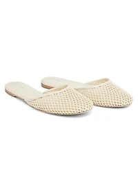 Melly Crochet Flat Mules